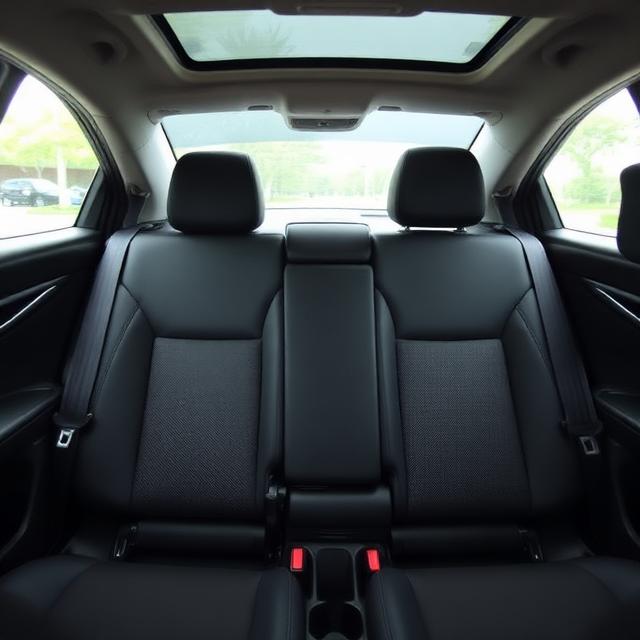 2019 Honda Accord rear interior